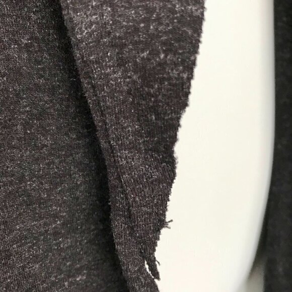 HAZEL Women's Long Dark Grey, Shall/Waterfall Sweater Cardigan, long sleeve sz S - Picture 13 of 15